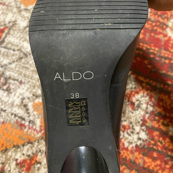 ALDO Vintage 2000s Black Square Heel - Picture 5 of 5